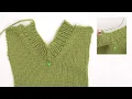 How to work a simple v-neck