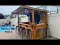 DIY 5 x 10 Outdoor Bar part 2