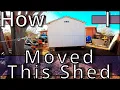 How i turned moving this shed into a one-man job