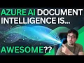 Azure AI Document Intelligence is awesome A simple intro