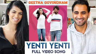 yenti yenti full video song reaction geetha govindam vijay devarakonda rashmika mandanna