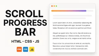 Build a Scroll Progress Bar in Just 7 Lines of JavaScript
