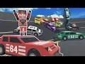 HUGE NASCAR CRASH TRACK BUILD - Tiny Town VR Gameplay