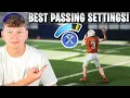 THE BEST PASSING SETTINGS TO USE IN CFB 25 AND HOW TO USE CUSTOM STEM ROUTES