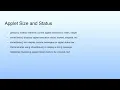 Medium Summary Lecture 36 Applet Programming--III