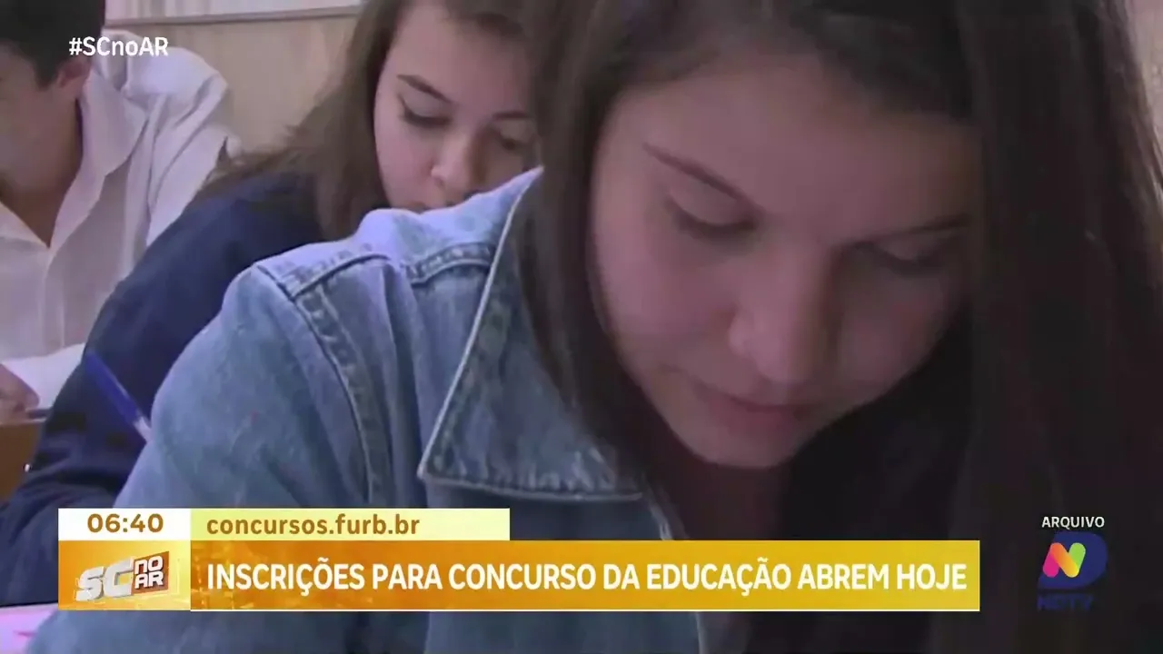 Inscrições para Concurso Público da Educação Estadual abrem nesta terça-feira
