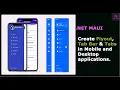 NET Maui Apps How to create Flyout Tab Bar and Tabs in Maui Mobile and Desktop applications