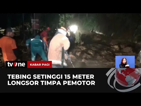 Tebing Setinggi 15 Meter di Jalur Telaga Sarangan Longsor Usai Diguyur Hujan Lebat