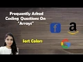LeetCode 75 Sort Colors Solution Code Explained