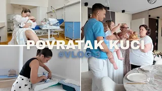 VLOG #3 IZ PORODILISTA I DOLAZAK KOD KUCE