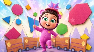 Counting Shapes And Colors | Shape Parade + MORE (Hard Learning Song For Kids) | Joy Joy World