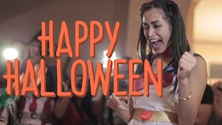 vlog 8 halloween party at nia ramadhanis house 