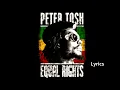 Peter Tosh, Equal Rights   Lyrics