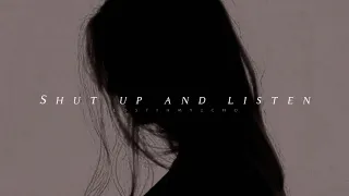 Nicholas Bonnin Shut Up And Listen Slowed Reverb 