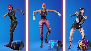 4 fortnite dances with lobby music music packs 
