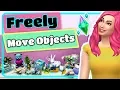 The Sims 4 How to Freely Move Objects with Snapping to Grid Tutorial