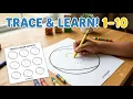 Number Tracing 1-10 for Toddlers Easy Handwriting Practice