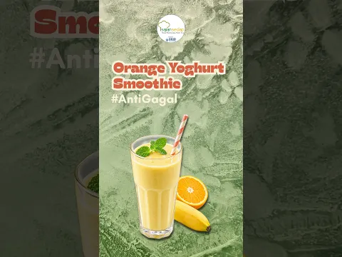 Resep Orange Yoghurt Smoothie, Segar, Creamy, dan Sehat! 🍊🥤
