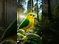 Lagu The Adventure of the Pleci Bird in the Green Forest #shortvideo #shorts #short #birds #nature #ai