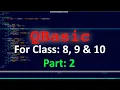 Basic concept of QBASIC in Nepali - Part-2 Program Control Structures Sequential Selection Loop