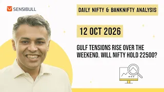 NIFTY & BANK NIFTY Analysis for Tomorrow | Stock Market Outlook | 12 October 2026, Monday