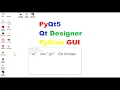 pyqt5 How to convert ui file to py file formation