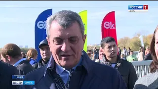 В Омске сегодня открыли движение по Юбилейному мосту