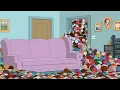 Family guy - Colorful balls fill the house