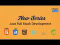 Java Full Stack Developer Series Learn HTML CSS JS React Java Spring Boot