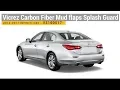 Vicrez Carbon Fiber Mud flaps Splash Guard 4 Pieces vz100517 Infiniti Q50 2014-2017 Overview