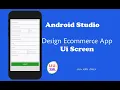 How to Build E-commerce App UI Design in Android Studio using XML