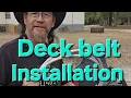 Gravely ztx52 deck belt installation frugalmanoutdoors
