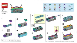 🎀 LEGO instructions 🎀 Promotional 🎀 6575258 🎀 Boom Box 🎀