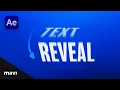 How To Reveal Text By 3D Rotation in After Effects Walkthrough