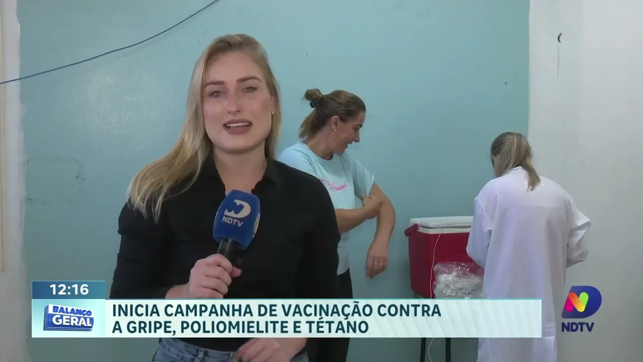Início da Campanha de Vacinação em Chapecó: Proteja-se Contra a Gripe, Poliomielite e Tétano