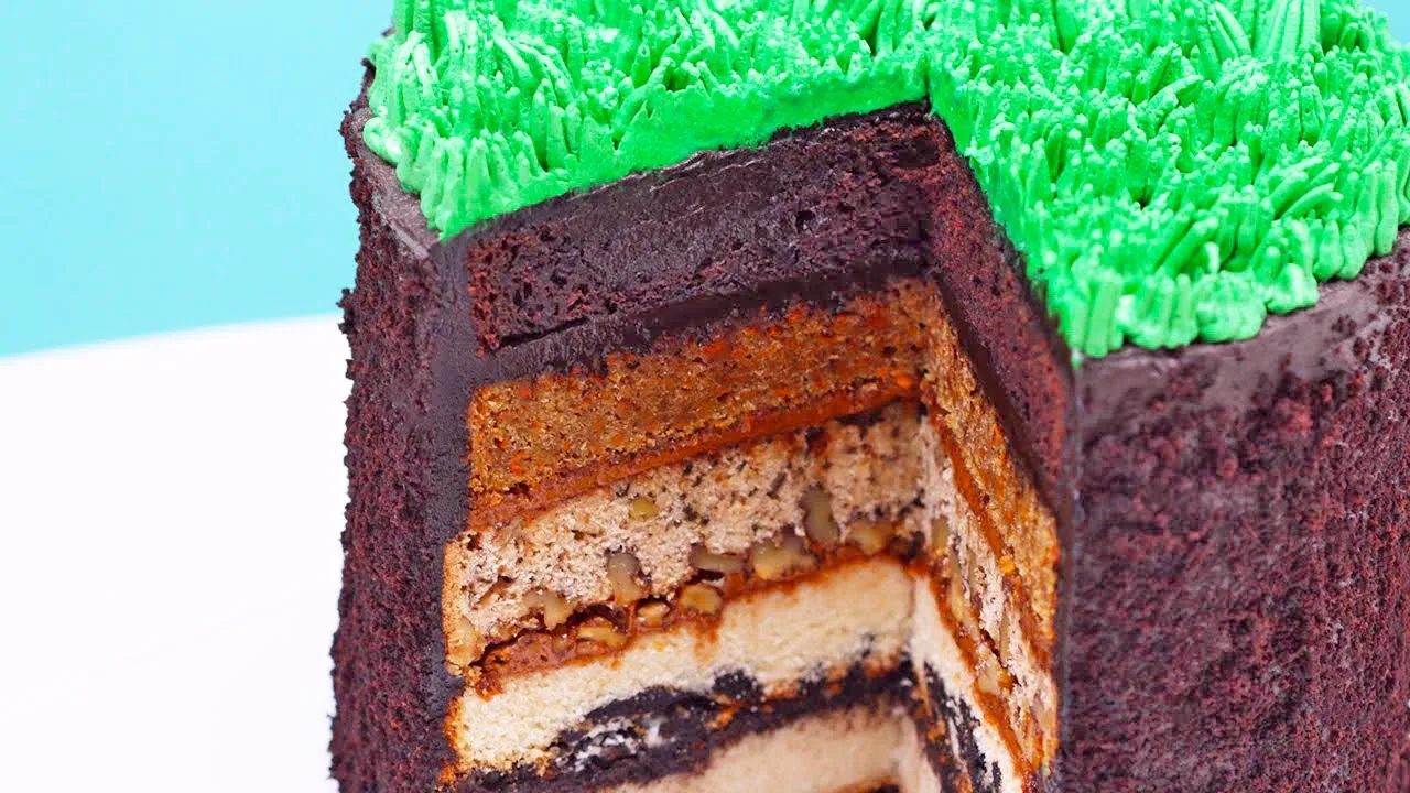 5 LAYER EARTH CAKE - NERDY NUMMIES