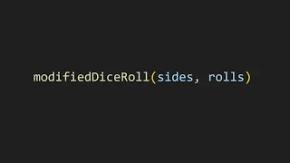 Making a modified dice roll function in js