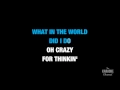 Crazy in the Style of Patsy Cline karaoke with no lead vocal