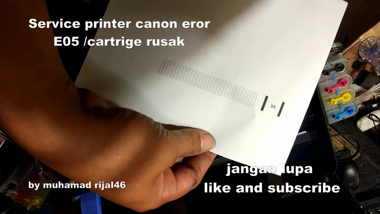 error e05 canon mp287 Video ini menerang kan cara mengatasi error e05 di printer canon mp287 #E05#er. 