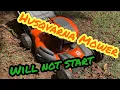 Fixing a Husqvarna Lawn Mower That Won t Start