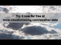 How can I download weather history data as a CSV file