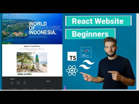 Build React Website For Beginners Tailwind Smooth Scroll and styledcomponents