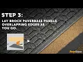 PaverBase DIY Paver Patio or Walkway Installation Instructions