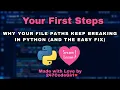Why Your File Paths Keep Breaking in Python And the Easy Fix Season 1 Lesson 7