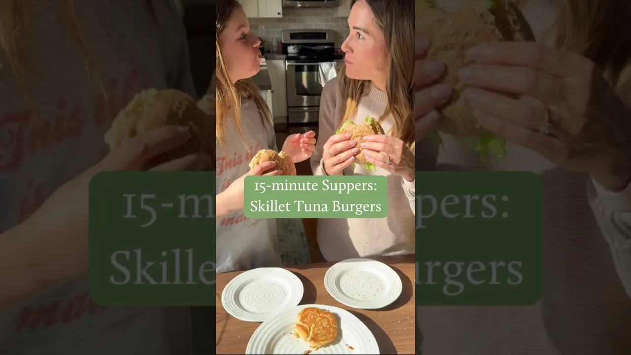 Skillet Tuna Burgers (15 Minutes!)
