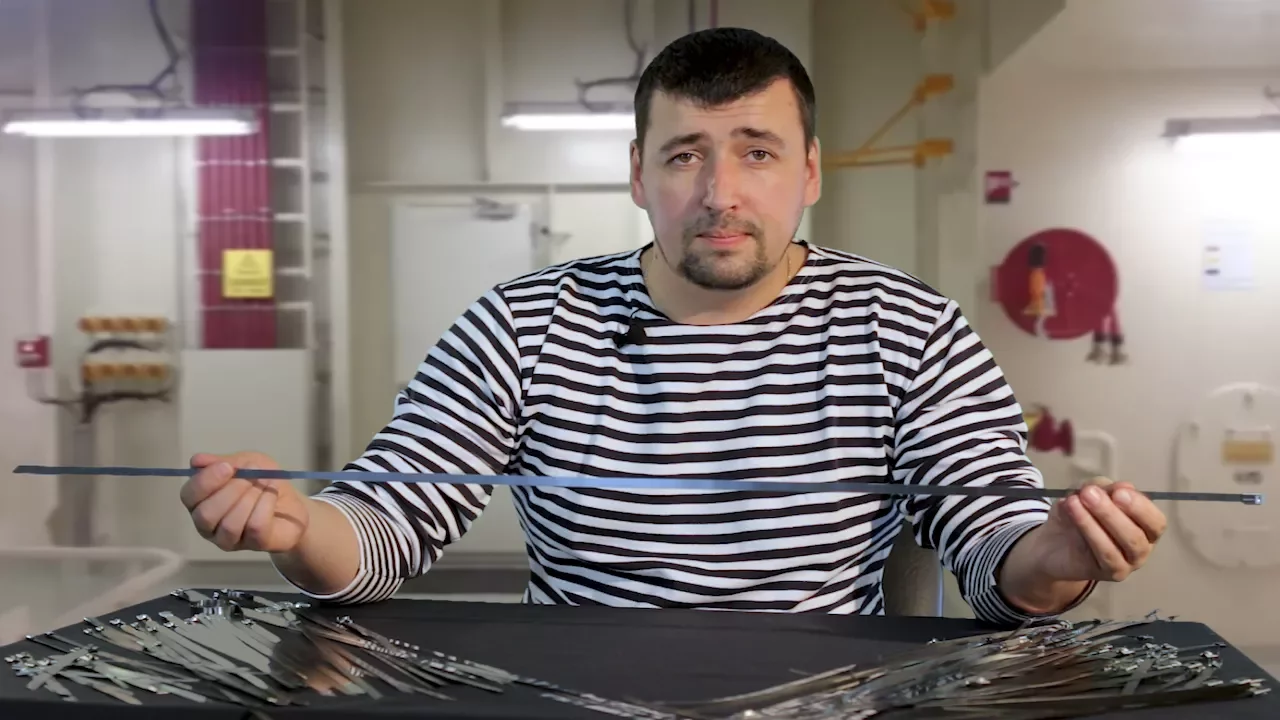 Стяжка стальная с покрытием КВТ Fortisflex СКС-П 4,6х200 (видео)