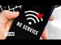 Cell service disrupted nationwide most outages affecting AT T customers