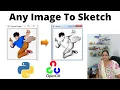 How To Convert Image To Pencil Sketch Using Python Python Project OpenCV Acme SMART Innovations