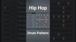 How To Make Hip Hop Drum Pattern In FL Studio 21 Flstudio Musicproducer Beatmaker Shorts 