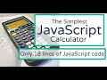 JavaScript Calculator - The simplest calculator with JavaScript